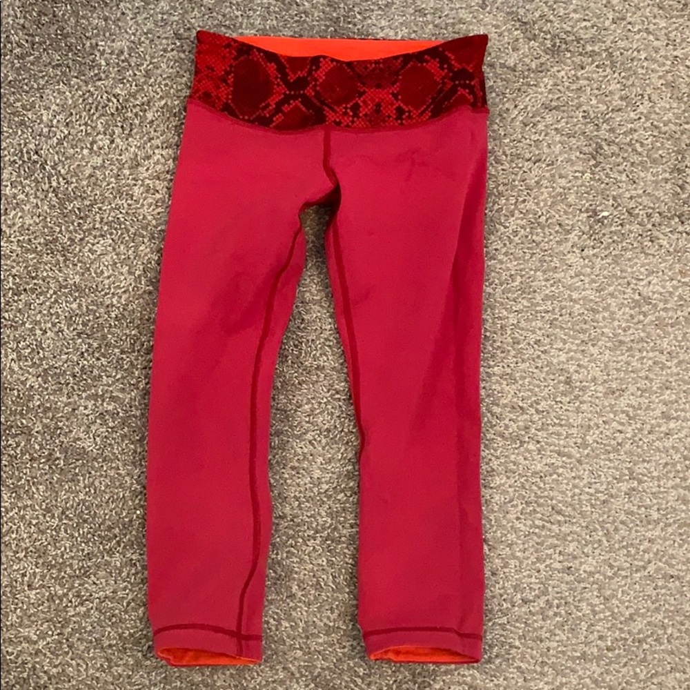 Lulu lemon align reversible cropped leggings